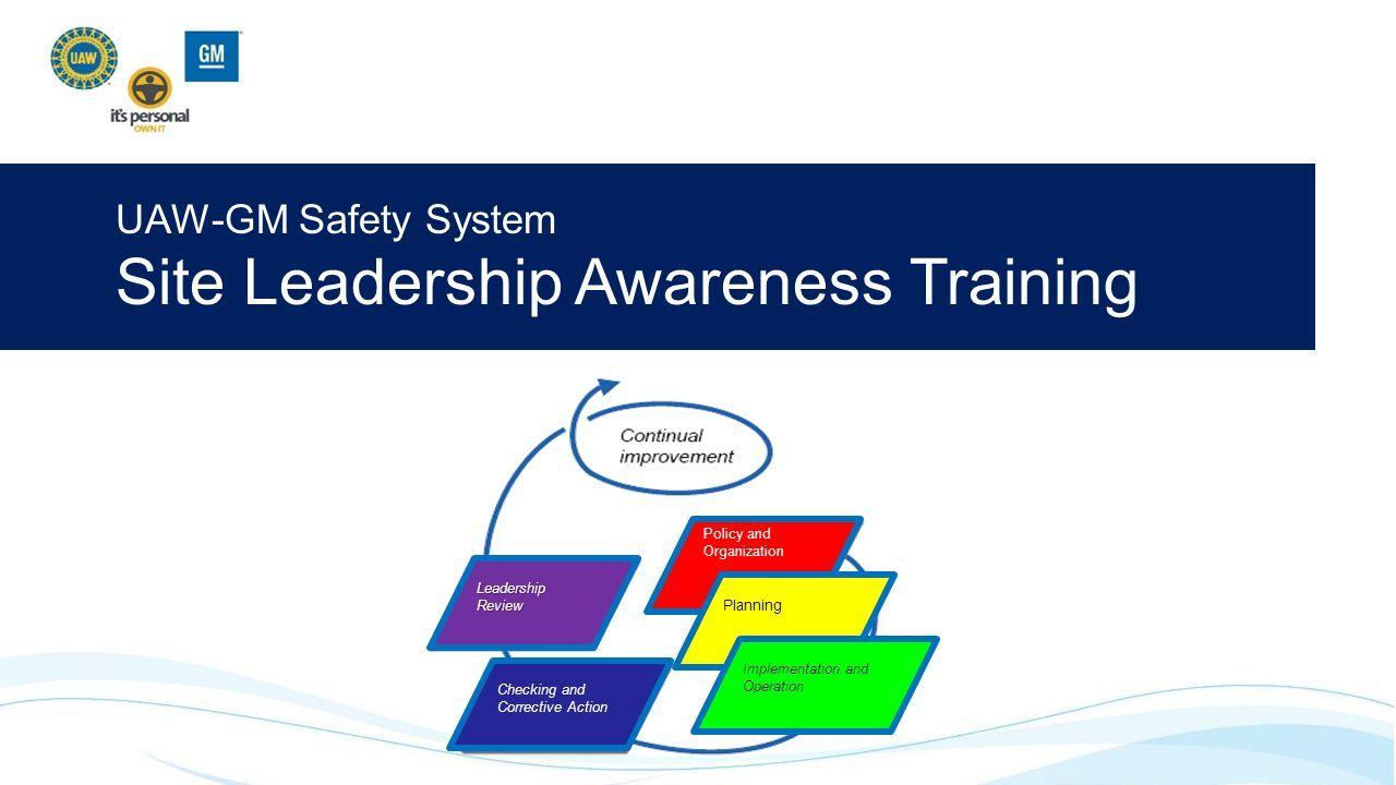 UAW Safety Logo - UAW-GM Safety System Site Leadership Awareness Training Planning ...