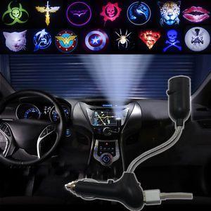 Custom LED Automotive Logo - Custom Made Car Cigarette USB LED Logo Projection Atmosphere Light