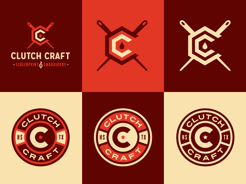 Craft Logo - Clutch Craft Logo Explorations | Logos and Badges | Pinterest