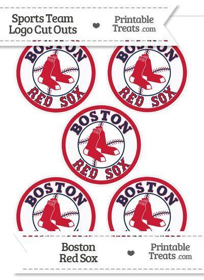 Boston Red Sox Team Logo - Small Boston Red Sox Logo Cut Outs from PrintableTreats.com ...