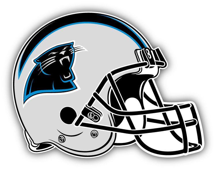 Football Helmet Logo - Carolina Panthers NFL Football Helmet Logo Car Bumper Sticker Decal