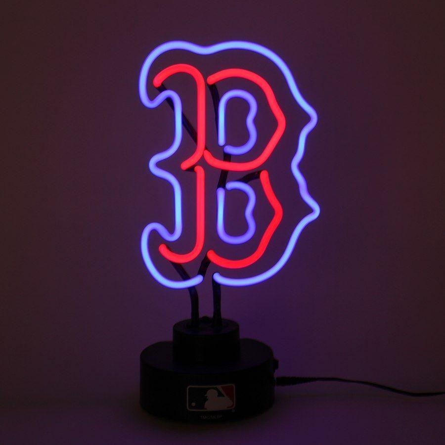 Boston Red Sox Team Logo - Boston Red Sox Team Logo Neon Light