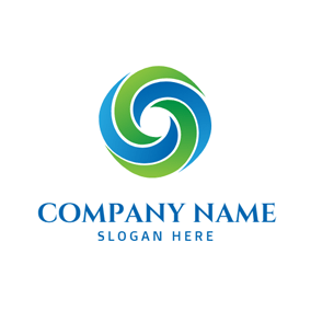 Blue Green Circle Logo - Free Finance & Insurance Logo Designs | DesignEvo Logo Maker