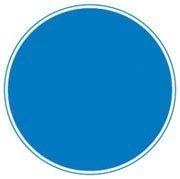 Bank with Blue Circle Logo - Circle road signs - Highway Code Tests