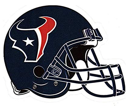 Football Helmet Logo - Amazon.com: A Glo 4 Pack Houston Texans Die Cut Stickers NFL ...