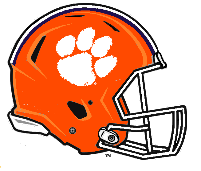 Football Helmet Logo - Clemson Tigers Helmet Logo Division I.png. American