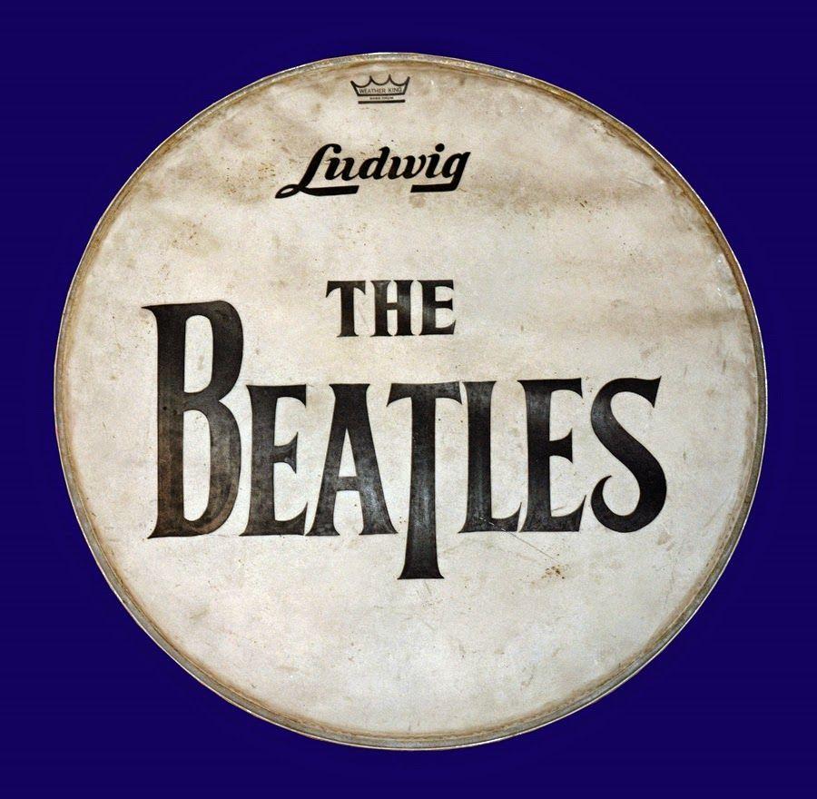 Beatles Head Logo - The Daily Beatle: Beatles drum head for sale