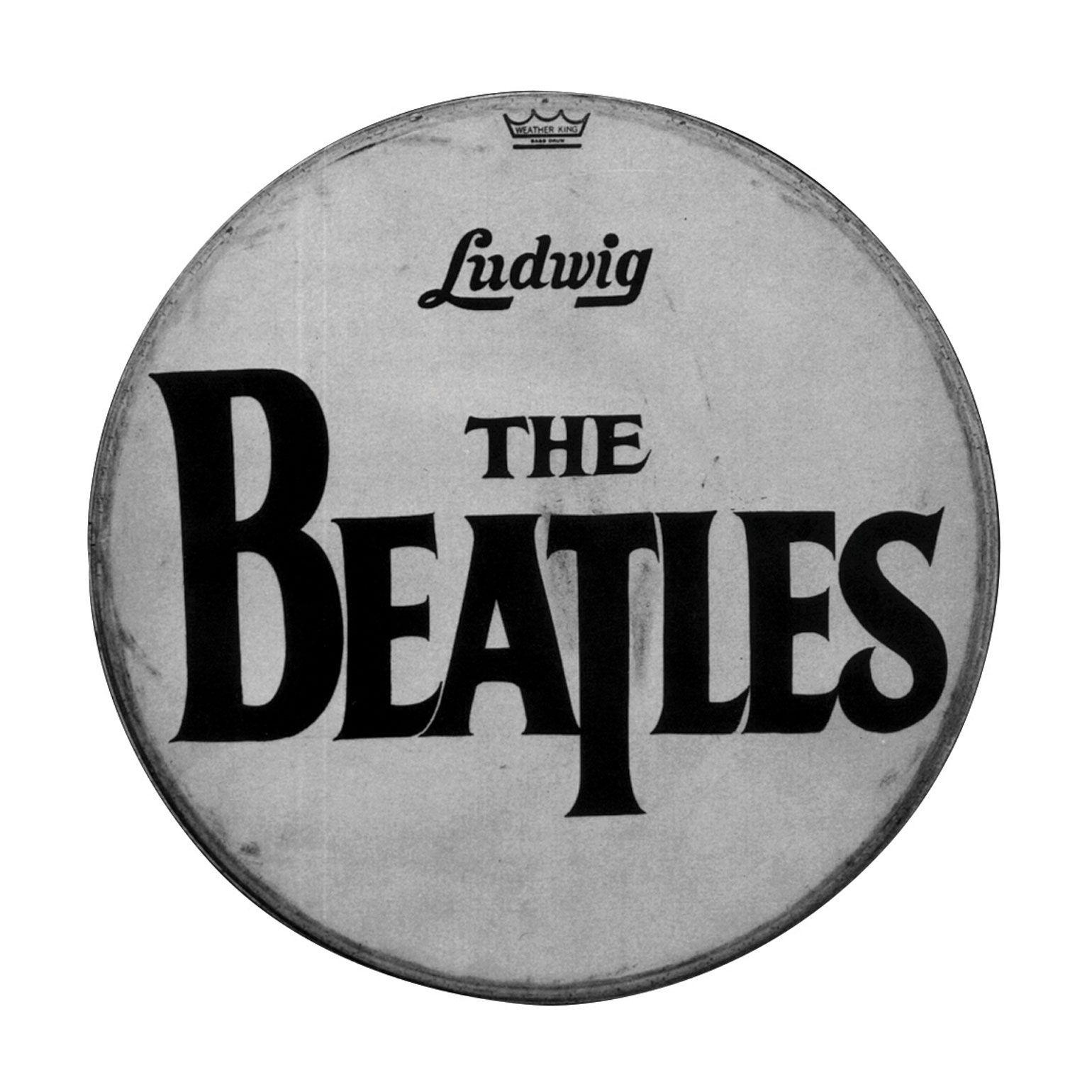 Beatles Head Logo - The most expensive drumhead in the world!