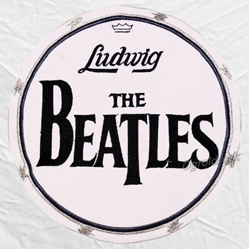 Beatles Head Logo - The Beatles Drum Head Ludwig Big Logo Embroidered Patch John Lennon