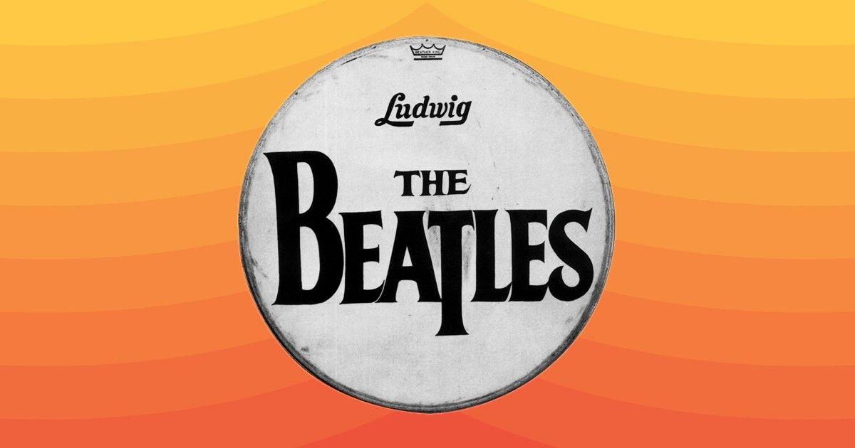 Beatles Head Logo - The most expensive drumhead in the world!