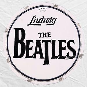 Beatles Head Logo - The Beatles Drum Head Ludwig Big Logo Embroidered Patch John Lennon ...