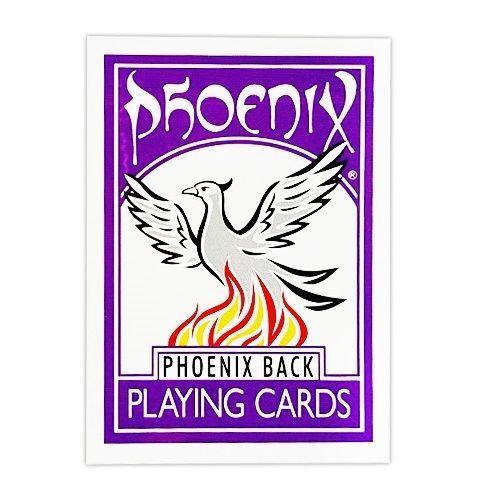 Purple Phoenix Logo - Deck of Phoenix Playing Cards PURPLE Phoenix Back Standard Deck