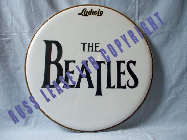 Beatles Head Logo - Drop T Drumhead