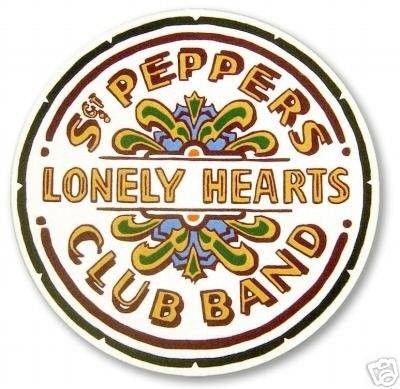 Beatles Head Logo - Beatles Sgt. Pepper RUG Drum Head Logo Last 1 in Stock