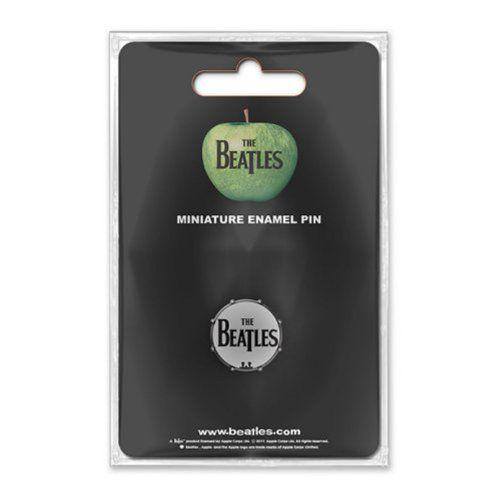 Beatles Head Logo - Galleon - Mini Metal Lapel Pin - The Beatles - Drum Head Logo