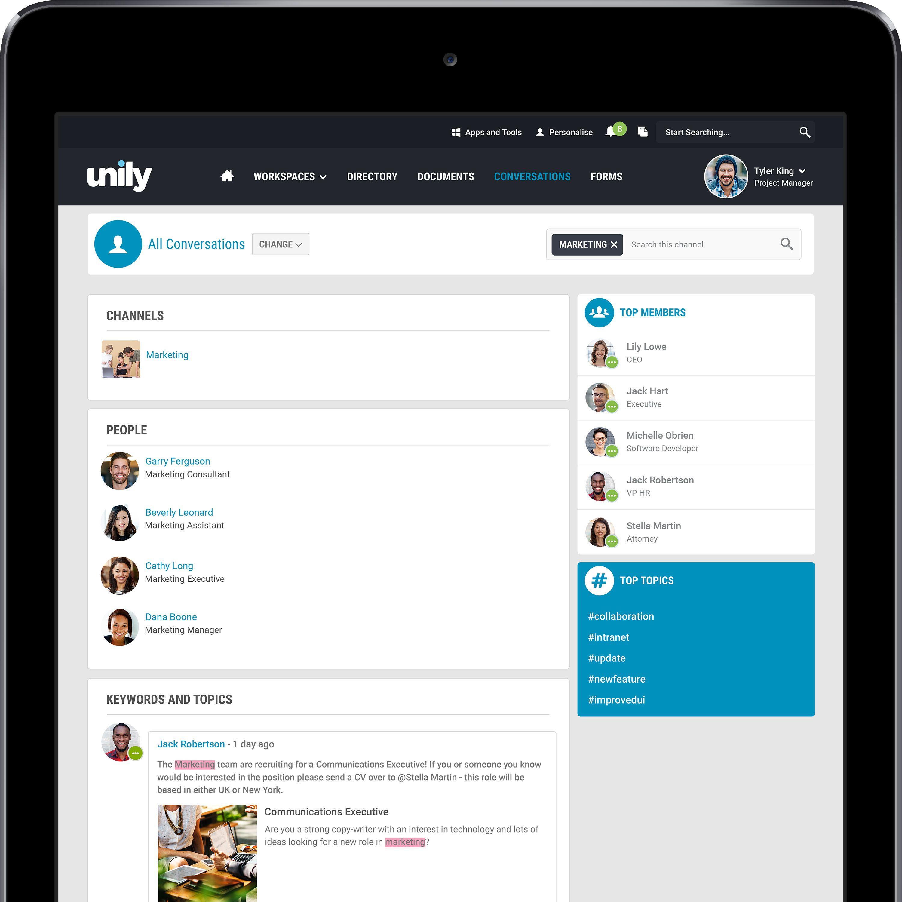 Unily Mobile App Logo - Unily Social | Taking Enterprise Social Networking To The Next Level