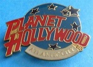 Red White Blue Globe Logo - Details about Planet Hollywood ATLANTIC CITY Classic Globe Red, White &  Light Blue Lapel PIN