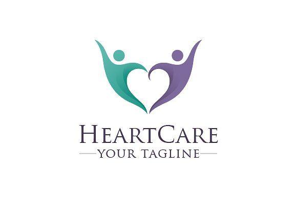 Care Logo - Heart Care Logo Logo Templates Creative Market