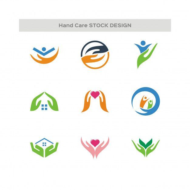 Care Logo - Hand care logo template Vector