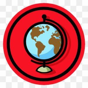 Red White Blue Globe Logo - Red Globe Logo - Free Transparent PNG Clipart Images Download