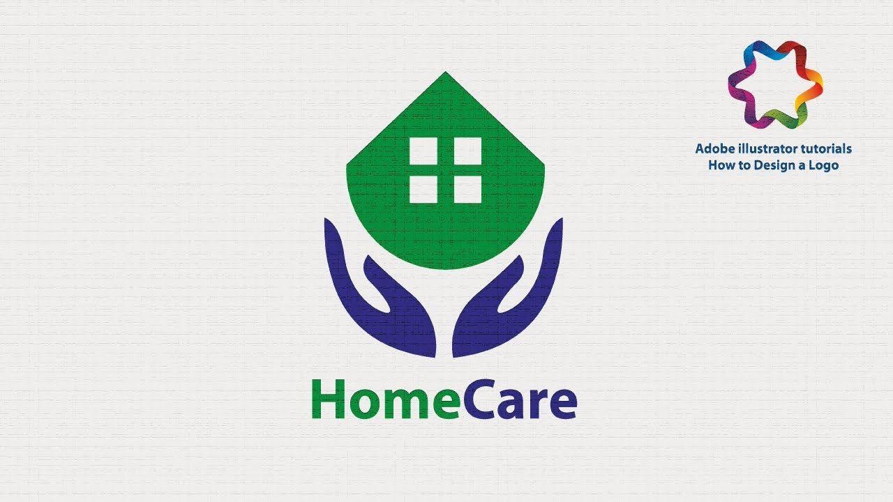 Care Logo - Adobe illustrator tutorial and Simple Trick to design Home