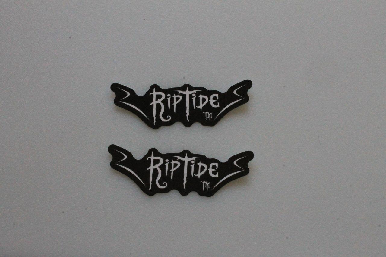 Riptide White Logo - RipTide Brand Logo Stickers