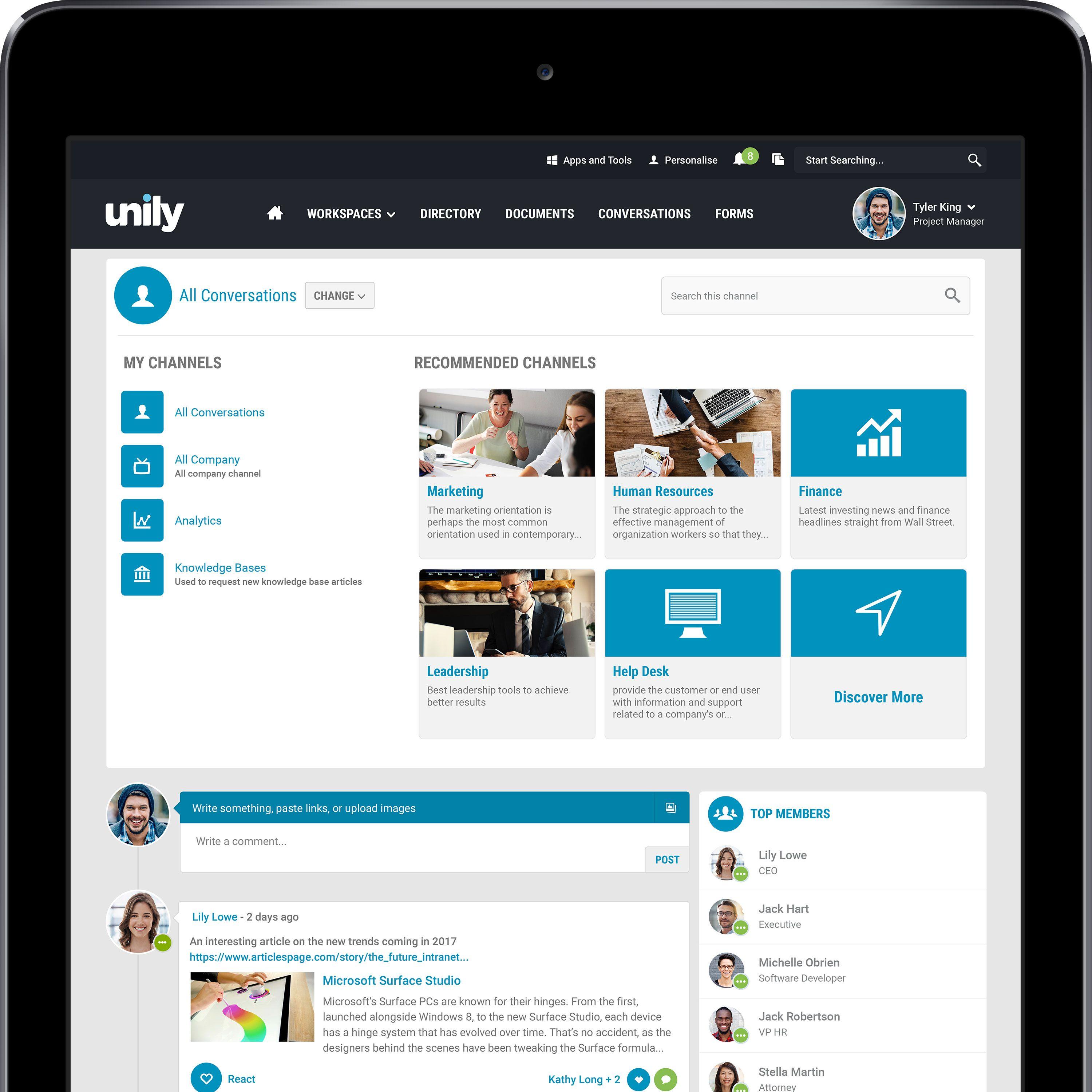 Unily Mobile App Logo - Unily Social | Taking Enterprise Social Networking To The Next Level