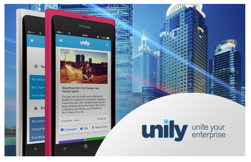 Unily Mobile App Logo - British technology company raises the bar with new Intranet as a ...