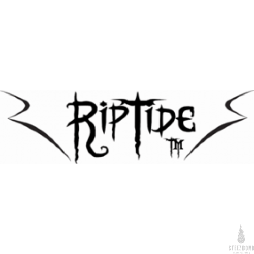 Riptide White Logo - Black Riptide Logo Sticker