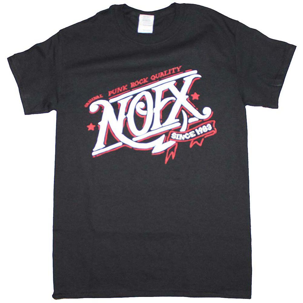 Old Rock Band Logo - Details about Men's NOFX Buzz T-Shirt Black Logo Old School Punk Rock Band  Music