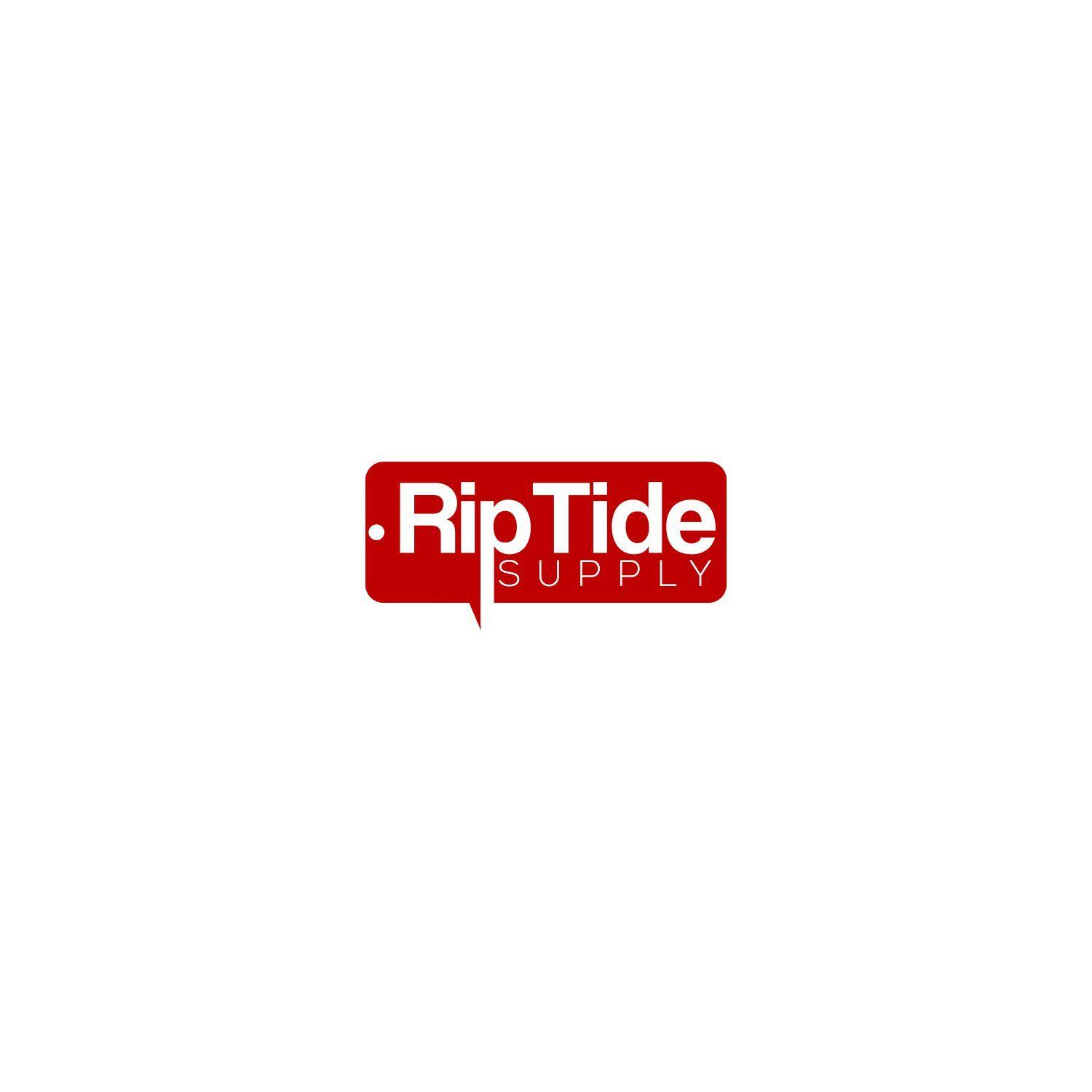 Riptide White Logo - Professional, Serious, Business Logo Design for RipTide Supply