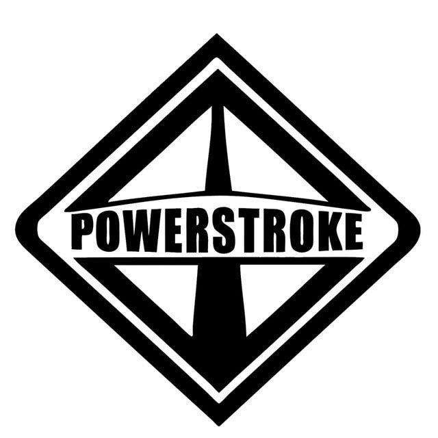 Powerstroke Logo - HotMeiNi International Powerstroke Sticker Super Duty PSD Diesel
