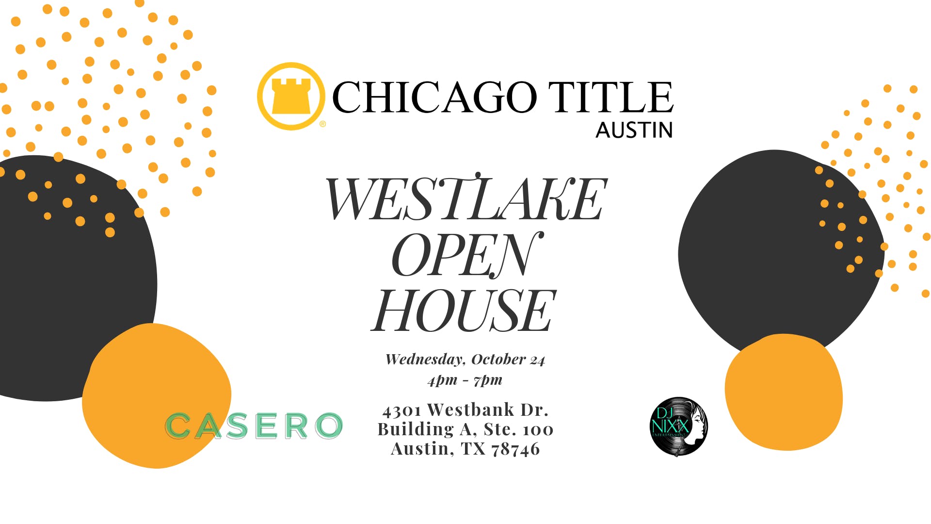 Chicago Title of Texas Logo - Chicago Title Austin - WESTLAKE Open House - 24 OCT 2018