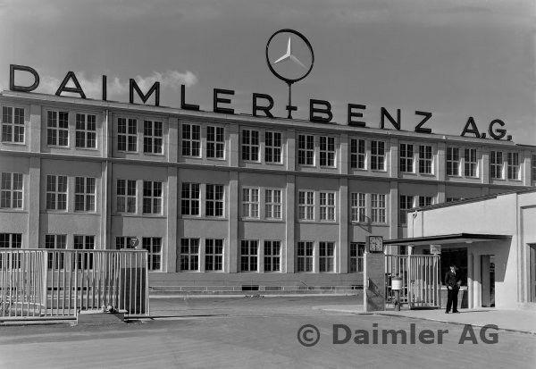 Daimler-Benz AG Logo - Werk Untertürkheim - Media Database