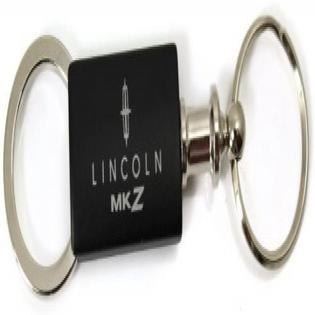 FOB Cross Logo - DanteGTS Lincoln MKZ Black Valet Key Fob Authentic Logo Key Chain ...
