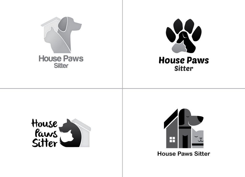 Sitter Logo - House Paws Sitter Logo