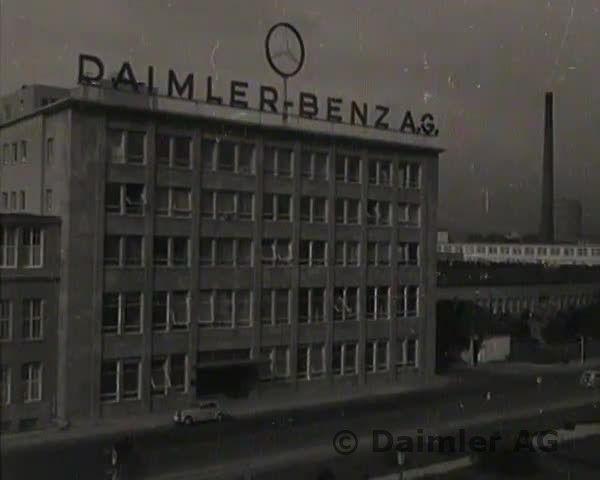 Daimler-Benz AG Logo - Eindruck aus der Daimler-Benz AG um 1955 - Media Database