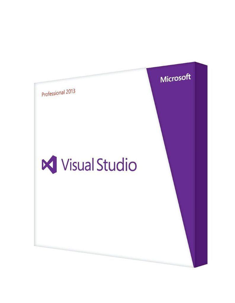 Visual Studio 2013 Logo - Microsoft Visual Studio Professional 2013 1 PC Retail License