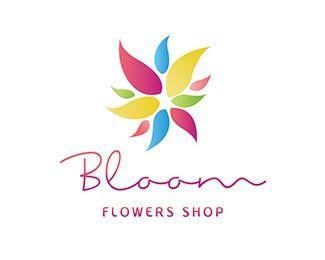 Bloom Flower Shop Logo - Bloom Flower Shop Designed