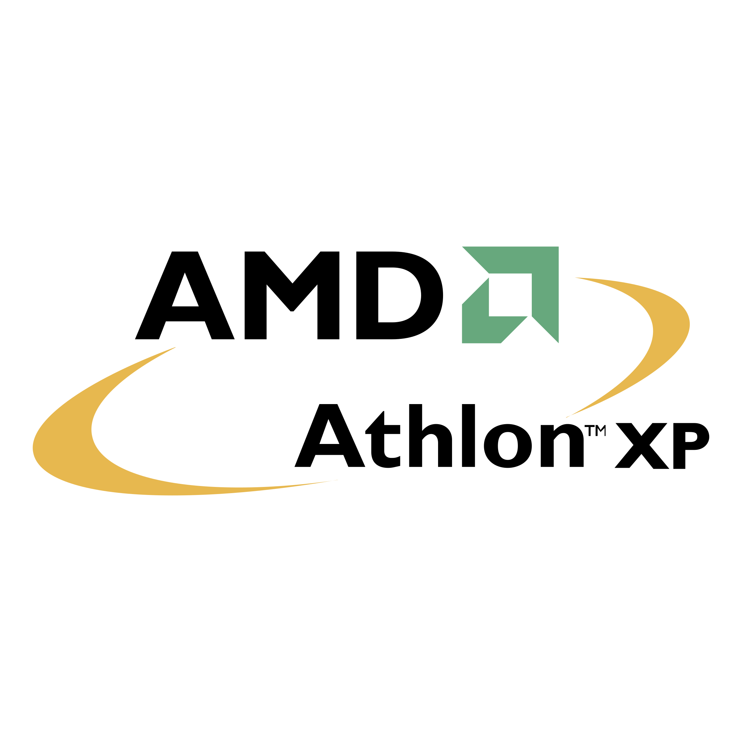 Transparent AMD Logo - AMD Athlon XP 01 Logo PNG Transparent & SVG Vector - Freebie Supply