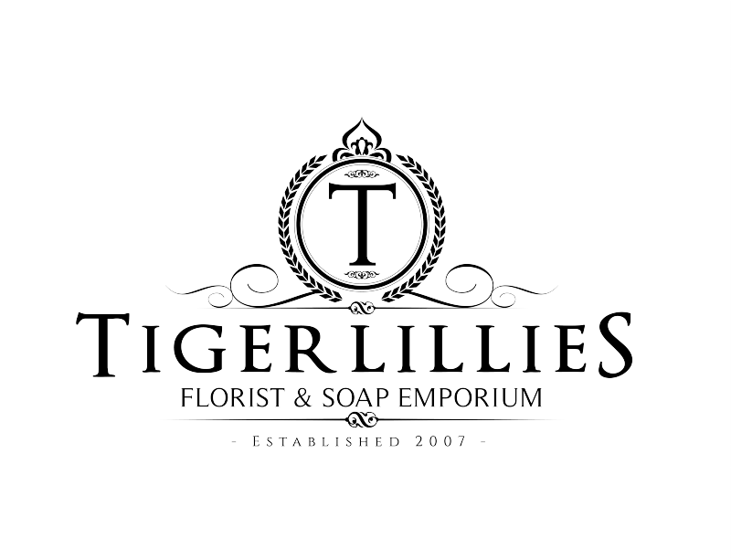 Bloom Flower Shop Logo - Skinny Blooms Tigerlillies Florist Florist- Flower Shop