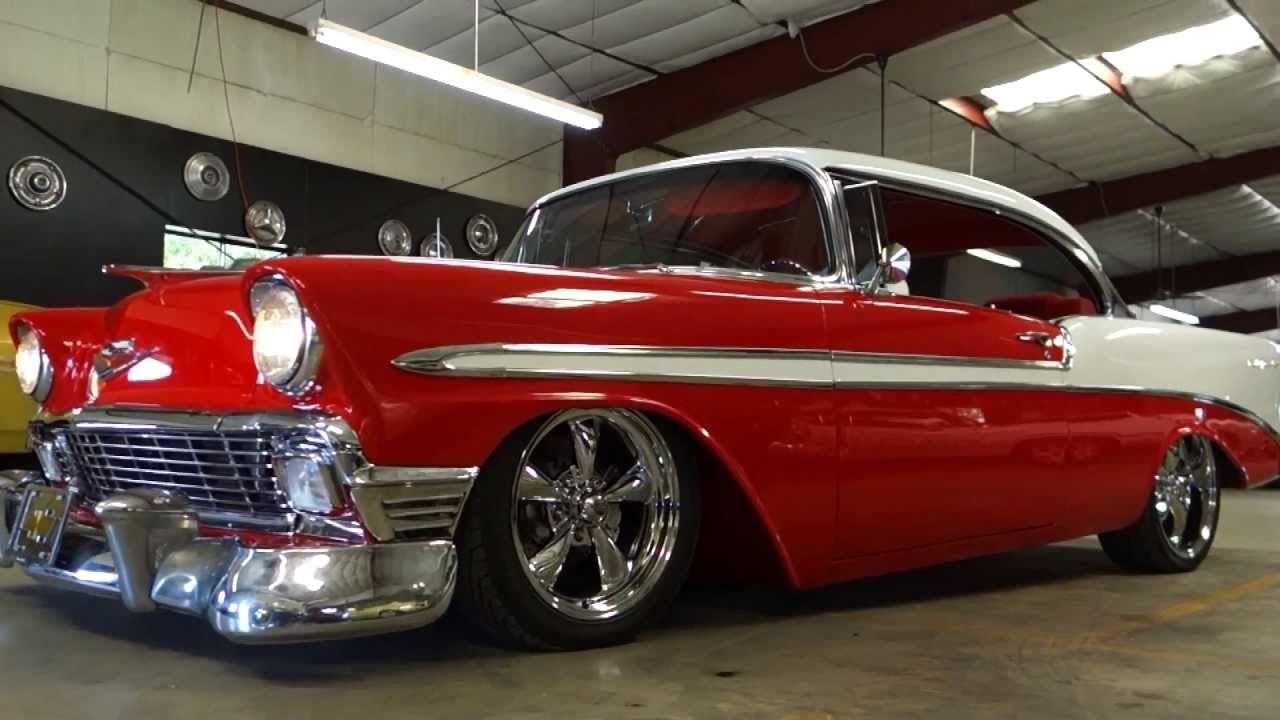 Hod Red Classic Logo - 1956 Chevy BelAir Hot Rod - YouTube