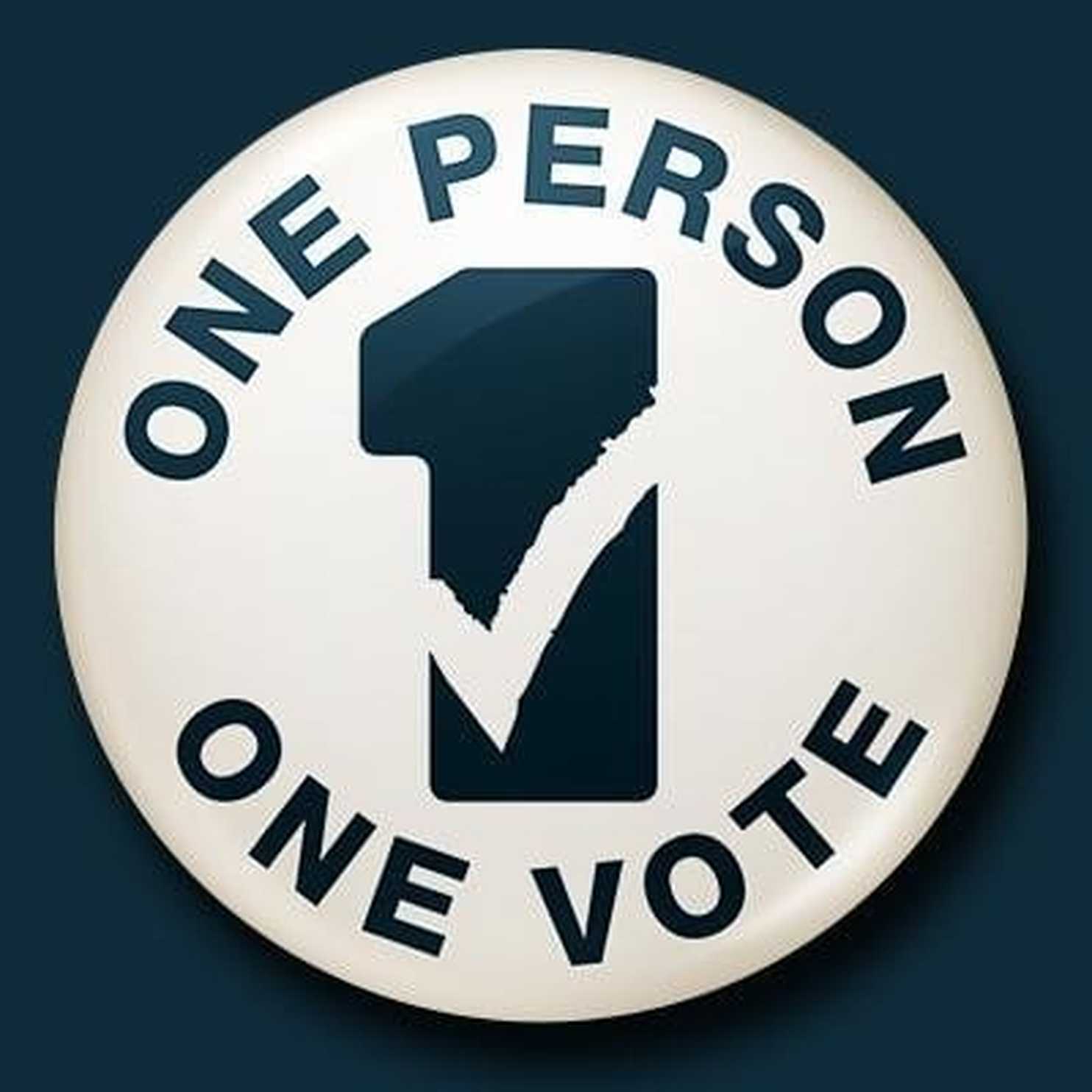 1 Person Logo - Thoughts on today's “one person, one vote” decision Washington