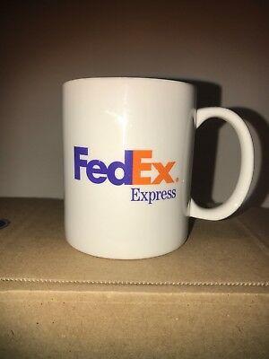 Vintige FedEx Logo - RARE VINTAGE CERAMIC coffee mug for Federal Express with 'FedEx