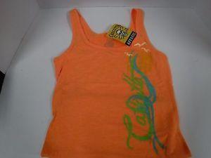 Orange Wave Logo - New Authentic Calcutta Ladies Tank Top Orange w/Vertical Wave logo ...