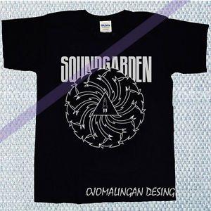 Soundgarden Logo - SOUNDGARDEN LOGO SAW ALTERNATIVE GRUNGE SEATTLE PEARL JAM T SHIRT