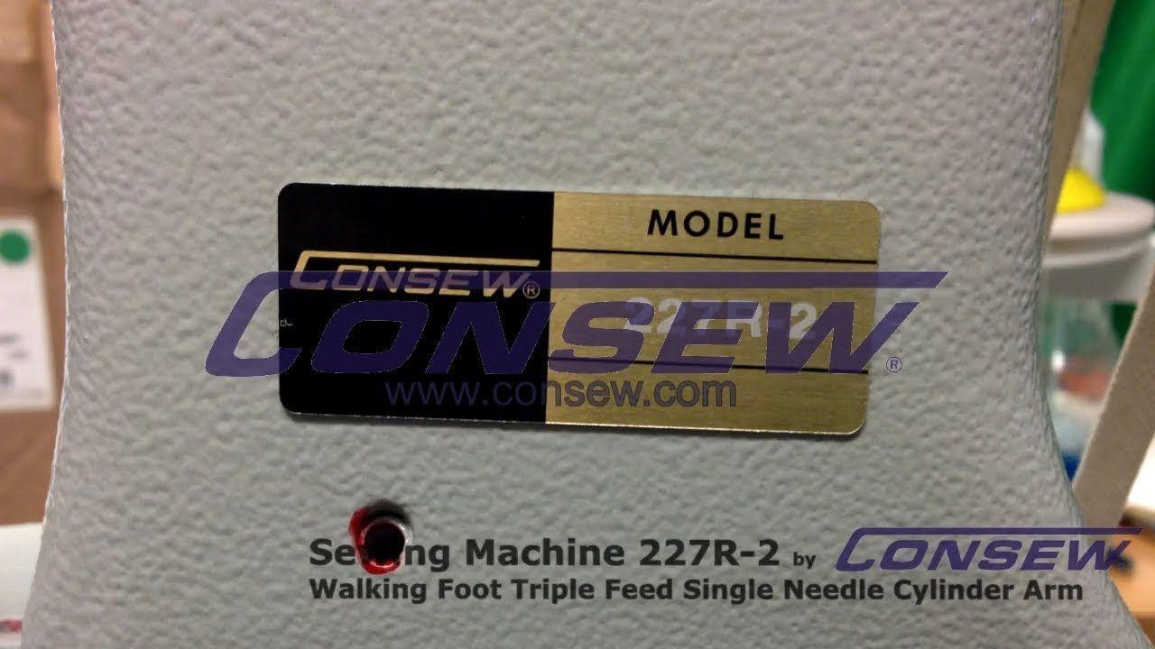 Consew Logo - Consew Sewing Machine 227R-2 Demo - YouTube