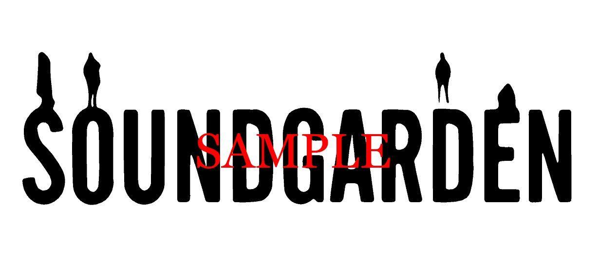Soundgarden Logo - WHITE SOUNDGARDEN BAND DECAL LOGO WINDOW NEW STICKER