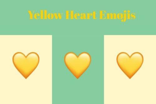 Yellow Heart Logo - What is Yellow heart emoji meaning? | Emoji meaning