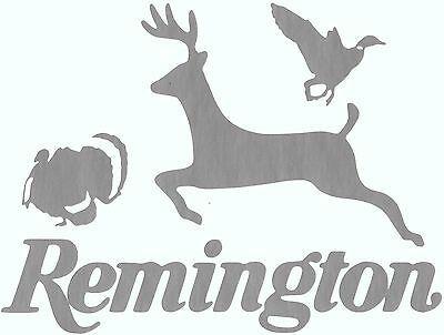 Remington Deer Logo - REMINGTON DEER LOGO High Gloss Green Vinyl Die Cut Gun Sticker